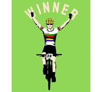 Kruskis Winner Short Sleeve T-shirt Verde M Donna Light Green