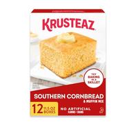 Krusteaz Southern Cornbread and Muffin Mix, 11.5-Ounce Boxes (Pack of 12)