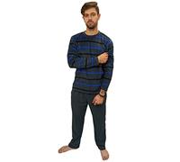 Kruxader, Ensemble cochon d'hiver pour Femme, en Velours Chaud, Pigiama PJ's S-6XL à droite (Hamilton Blue, S)