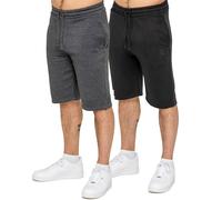 Kruze Pile Uomo Shorts 2 Confezione Leggero Casual Estivo Ginocchio Lungo Fit