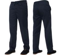 Kruze Rugby Trousers Uomo Vita Elasticizzata Casual Elegante Lavoro Tutti Taglie