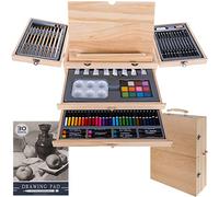 Kruzzel coffret de peinture 83 pièces - mallette de peinture créative - 19179