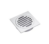 KRXSOBNV, 1pc Vasca da Bagno Doccia scolapiatti Pavimento 8.7 cm Ottone Cromato Quadrato Scarico Doccia a Pavimento griglia di Scarico a Pavimento ,Scarichi a Pavimento