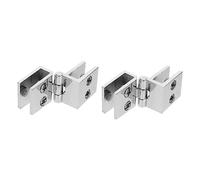 KRXSOBNV, 2/4 pz Heavy Duty In Acciaio Inox Da 90 Gradi Cerniere for Mobili Doccia Porta Raccordi Mensola In Vetro Vetrina Cerniera Cerniera In Vetro,Cerniere(2Pack)