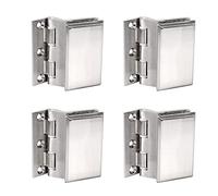KRXSOBNV, 4 pezzi in acciaio inox morsetto for bagno clip for porta dell'ufficio finestra in vetro clip cursore cerniere for cerniera in vetro da 8mm-12mm,Cerniere