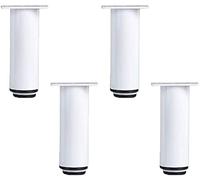 KRXSOBNV, 4 Pezzi Piedini for Mobili Gambe for Tavolo di Ricambio Regolabili Gambe for Mobili in Acciaio Laminato a Freddo for Divano Letto Gabinetto Sedia Piedini for Divano Gambe for Mobili, con Vit