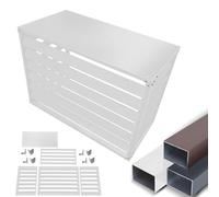 KRXSOBNV, Alluminio for riduzione del Rumore e Protezione Impermeabile 3 Colori,Coperchio del condensatore(White with Top,100x50x70cm)