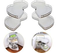 KRXSOBNV, Armadietto ad Angolo for Armadietto da Cucina Retrofit Estraibile, Organizzatore for Scaffali Estraibili Cestello Angolare for Piatti Volanti, for Armadietto da 900-1000mm,Organizzatore ad