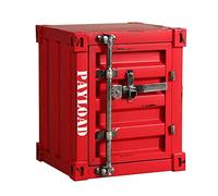 KRXSOBNV, Armadietto contenitore in stile industriale Divano Tavolino in metallo Comodino for camera da letto Organizer Decorazione Furnitur ,Armadietti vintage(2,Orange)