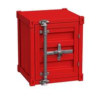 KRXSOBNV, Armadietto portaoggetti in ferro metallico in stile industriale Soggiorno/camera da letto Armadietto decorativo Tavolino basso multifunzione Mobili da tavolo for telefono, Rosso ,Armadietti
