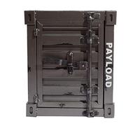 KRXSOBNV, Armadietto portaoggetti in stile industriale Armadietti creativi in ferro e metallo Libreria for soggiorno/camera da letto Tavolo decorativo decorativo,Rosso ,Armadietti vintage(Grey)