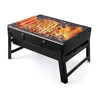 KRXSOBNV, Barbecue da Tavolo for affumicatore all'aperto for Picnic, terrazza, Giardino, Campeggio, Viaggi 15,35''x11,41''x2,95'',Griglie per Barbecue