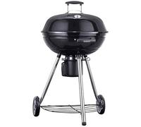 KRXSOBNV, BBQ Bollitore Griglia a Carbone Cucina all'aperto Patio Cortile Giardino Prato Campeggio Picnic Barbecue Portatile in Acciaio Inossidabile Griglie a Carbone con Ruote Shel,Griglie per Barbe