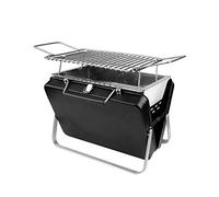 KRXSOBNV, BBQ Grill Pieghevole Nero Valigetta Portatile Accessori Pieghevoli for Barbecue for Uso Domestico nel Parco Mini Barbecue Tascabile,Griglie per Barbecue