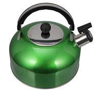 KRXSOBNV, Bottiglie d'acqua Tè Fischio Fornello Teiera Bollitore for l'acqua Bollitore for caffè Macchina for il tè con manico for la casa all'aperto,Bollitori per tè(Green)