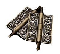 KRXSOBNV, Cerniera for porta antifurto da 2 pezzi Cerniera ad apertura piatta Cerniera pieghevole con viti di montaggio Molto adatta for porte pesanti,Cerniere