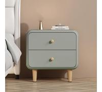 KRXSOBNV, Comodini Tavolino Tavolino Comodino Mobili Tavolino con contenitore, Tavolini Camera da letto Comò for camera da letto con 2 cassetti, Armadietto portaoggetti,Comodini(Blue Green,45x40x48cm