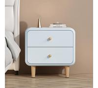 KRXSOBNV, Comodini Tavolino Tavolino Comodino Mobili Tavolino con contenitore, Tavolini Camera da letto Comò for camera da letto con 2 cassetti, Armadietto portaoggetti,Comodini(Blue,30x40x48cm)
