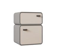 KRXSOBNV, Comodino Comodino Comodino Piccolo Comodino, Comò Comodini Organizer for Mobili Armadietto, Mini Comò for Vestiti, Armadio, Dormitorio,Comodini(Grey,40x40x50cm)