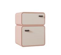 KRXSOBNV, Comodino Comodino Comodino Piccolo Comodino, Comò Comodini Organizer for Mobili Armadietto, Mini Comò for Vestiti, Armadio, Dormitorio,Comodini(Pink,30x40x50cm)