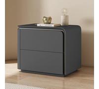KRXSOBNV, Comodino for camera da letto, comodino e organizzazione con 2 cassetti, comodini, comodino moderno for camera da letto, piccoli spazi,Comodini(Dark Gray,50x40x50cm)