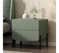 KRXSOBNV, Comodino for camera da letto con cassetti Tavolini moderni Mini comò con contenitore, cassettiera for camera da letto, soggiorno, minimalista e pratico,Comodini(Green,40x40x47cm)
