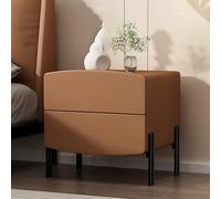 KRXSOBNV, Comodino for camera da letto con cassetti Tavolini moderni Mini comò con contenitore, cassettiera for camera da letto, soggiorno, minimalista e pratico,Comodini(Brown,35x40x47cm)