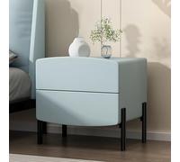 KRXSOBNV, Comodino for camera da letto con cassetti Tavolini moderni Mini comò con contenitore, cassettiera for camera da letto, soggiorno, minimalista e pratico,Comodini(Blue,45x40x47cm)