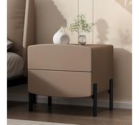 KRXSOBNV, Comodino for camera da letto con cassetti Tavolini moderni Mini comò con contenitore, cassettiera for camera da letto, soggiorno, minimalista e pratico,Comodini(Light Brown,40x40x47cm)