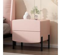 KRXSOBNV, Comodino for camera da letto con cassetti Tavolini moderni Mini comò con contenitore, cassettiera for camera da letto, soggiorno, minimalista e pratico,Comodini(Pink,40x40x47cm)