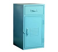 KRXSOBNV, Comodino in Stile Cassetto for Camera da Letto Armadio di Stoccaggio in Stile Industriale retrò Tavolo ad Angolo Creativo Mobili Decorativi Multifunzione 65 cm, Rosso ,Armadietti vintage(Blu