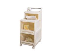 KRXSOBNV, Comodino, mensola sul comodino, carrello multiuso, organizer stretto con ruote, tavolini laterali for soggiorno, dormitorio universitario,Comodini(32x40x75cm)