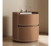 KRXSOBNV, Comodino organizer for comò con ripiano portaoggetti, cassettiera for camera da letto, soggiorno, piccolo spazio,Comodini(Light Brown,45x45x50cm)