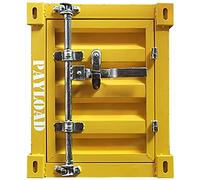 KRXSOBNV, Comodino retrò Grigio, Comodino a 2 Strati con Porta, Camera da Letto, Soggiorno, Tavolino portaoggetti 40 * 38 * ,Armadietti vintage(Yellow)