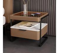 KRXSOBNV, Comodino Set Comodino minimalista e pratico Comodini Comodino Comodino for soggiorno, armadio, dormitorio universitario,Comodini(Light Brown)