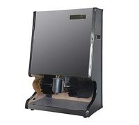KRXSOBNV, Comune nella Hall dell'hotel, Macchina for spazzole elettriche a induzione Automatica a Doppio Motore con sensore Infra for Uso Domestico e pubblico,Lucidascarpe Elettrico(Black)