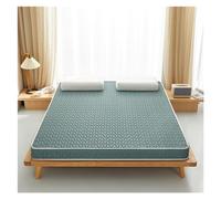 KRXSOBNV, Coprimaterasso in lattice naturale di palma da cocco Supporto a 7 zone Morbida fermezza ecologica,Materasso in lattice(Green,150x200x8CM)