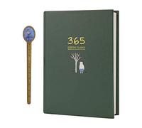 KRXSOBNV , DaiMonthCalendar Agenda Organizzatore Personale, Lista delle Cose da Fare, Libro degli Appuntamenti, Blocco Note, Agenda 256 Pagine Grigio,Quaderni(Green)