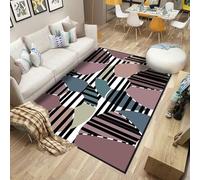 KRXSOBNV, Design leggero e lussuoso in stile minimalista con motivo geometrico for una facile pulizia resistente supporto antiscivolo for la decorazione della casa ，Tappeti(Y 1,200 * 300)