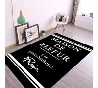 KRXSOBNV, Design leggero e lussuoso in stile minimalista con motivo geometrico for una facile pulizia resistente supporto antiscivolo for la decorazione della casa ，Tappeti(U 5,80 * 160)