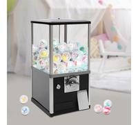 KRXSOBNV, Dispenser Automatico Di Caramelle Macchina Gashapon, for Giocattoli In Capsule Da 4,5-5,5 Cm Di Diametro for La Casa, Negozi Di Giochi E Negozi Al Dettaglio,Red,Macchina Twister(Black)