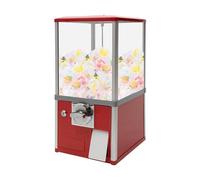 KRXSOBNV, Dispenser Automatico Di Caramelle Macchina Gashapon, for Giocattoli In Capsule Da 4,5-5,5 Cm Di Diametro for La Casa, Negozi Di Giochi E Negozi Al Dettaglio,Red,Macchina Twister(Red)