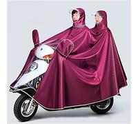 KRXSOBNV, Doppio e Singolo Doppio Uso con Catena Scorrevole, Mantellina Antipioggia con Copri Specchietto Retrovisore, for E-Bike ,Impermeabile per Scooter di Mobilità(M)