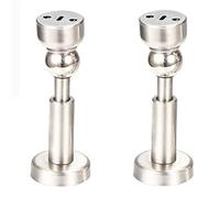 KRXSOBNV, Fermaporta for porta for carichi pesanti regolabile in fusione extra spessa in acciaio inossidabile 304, paraurti integrato montato a parete,Fermaporta in acciaio inox(106mm)