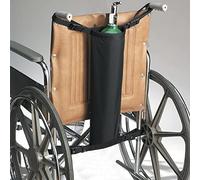 KRXSOBNV, For sedia a rotelle - Borsa da trasporto con cilindro E Cinghie regolabili Sedia a rotelle standard facile da pulire, resistente,Borsa per bombole di ossigeno per sedia a rotelle