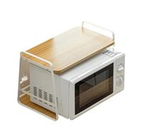 KRXSOBNV, Forno a microonde, ripiano da appoggio for la cucina da panettiere e organizer sotto il lavello, scaffale for risparmiare spazio for dispensa, cucina ,Cremagliera per forno a microonde