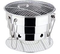 KRXSOBNV, Forno for Barbecue Pieghevole in Acciaio Inossidabile for Esterni Griglia al Carbonio Mini Barbecue Portatile for Picnic Griglia for Carne arrosto,Griglie per Barbecue