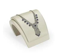 KRXSOBNV gioielli., Espositore for collane, espositore for vetrine, for, for gioielli(White)