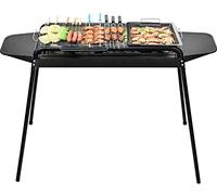 KRXSOBNV, Griglia a Carbone for Barbecue Portatile in Acciaio Inossidabile, Barbecue for spiedini da Esterno for 5-7 Persone in Campeggio da Giardino,Griglie per Barbecue