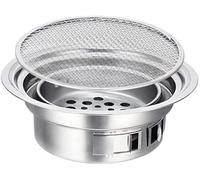 KRXSOBNV, Griglia for Barbecue a Carbone in Acciaio Inossidabile Griglie for Barbecue Rotonde antiaderenti Griglia a Carbone Portatile for Barbecue da Campeggio all'aperto,Griglie per Barbecue